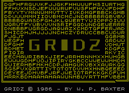 Игра Gridz (ZX Spectrum)
