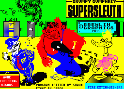 Игра Grumpy Gumphrey Supersleuth (ZX Spectrum)