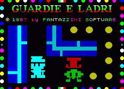 Игра Guardie e Ladri (ZX Spectrum)