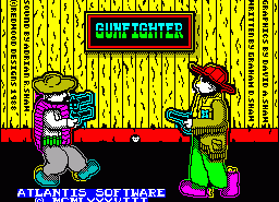 Игра Gunfighter (ZX Spectrum)