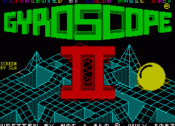 Игра Gyroscope II (ZX Spectrum)