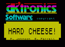 Игра Hard Cheese (ZX Spectrum)