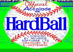 Игра HardBall! (ZX Spectrum)