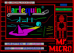 Игра Harlequin (ZX Spectrum)