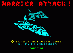 Игра Harrier Attack! (ZX Spectrum)