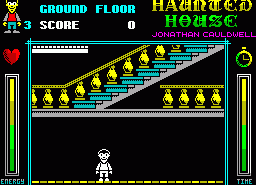 Игра Haunted House (ZX Spectrum)