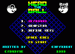 Игра Head the Ball (ZX Spectrum)