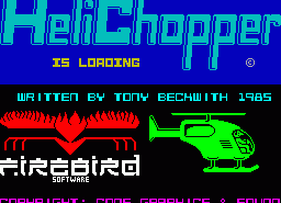 Игра Helichopper (ZX Spectrum)