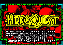 Игра Hero Quest (ZX Spectrum)