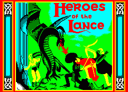 Игра Heroes of the Lance (ZX Spectrum)