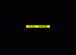 Игра Hic Game (ZX Spectrum)