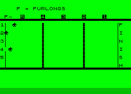 Игра Horse Race (ZX Spectrum)