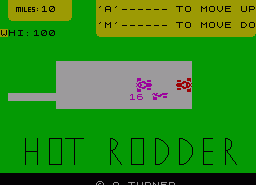 Игра Hot Rodder (ZX Spectrum)