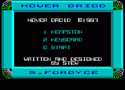 Игра Hover Droid (ZX Spectrum)