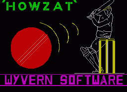 Игра Howzat (ZX Spectrum)