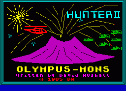Игра Hunter II: Olympus-Mons (ZX Spectrum)