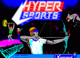 Игра Hyper Sports (ZX Spectrum)