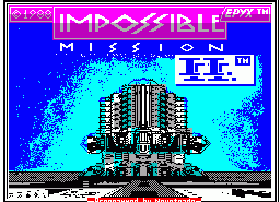 Игра Impossible Mission II (ZX Spectrum)