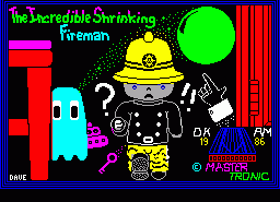 Игра Incredible Shrinking Fireman (ZX Spectrum)