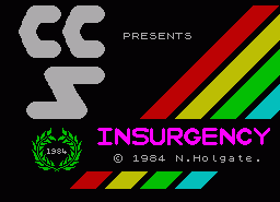Игра Insurgency (ZX Spectrum)