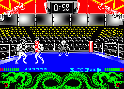 Игра International Kickboxing (ZX Spectrum)