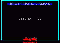 Игра International Speedway (ZX Spectrum)