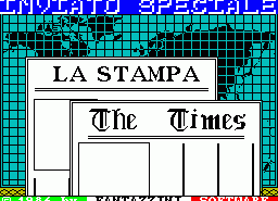 Игра Inviato Speciale (ZX Spectrum)