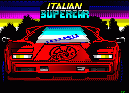 Игра Italian Supercar (ZX Spectrum)