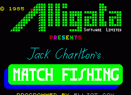Игра Jack Charlton's Match Fishing (ZX Spectrum)