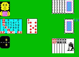 Игра Japanese Durak (ZX Spectrum)