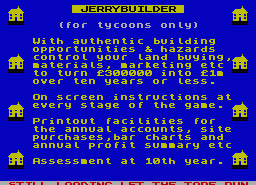 Игра Jerrybuilder (ZX Spectrum)