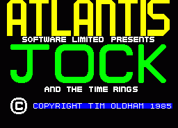 Игра Jock and the Time Rings (ZX Spectrum)
