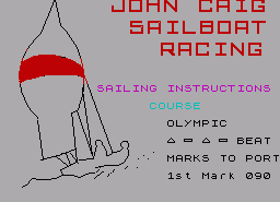 Игра John Caig Sailboat Racing (ZX Spectrum)
