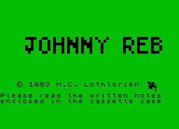 Игра Johnny Reb (ZX Spectrum)