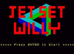 Игра JSW dup moor en t' panat (ZX Spectrum)