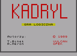 Игра Kadryl (ZX Spectrum)