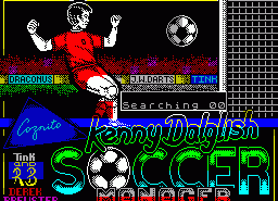 Игра Kenny Dalglish Soccer Manager (ZX Spectrum)