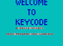 Игра Keycode (ZX Spectrum)