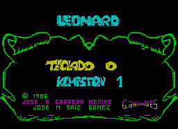 Игра King Leonard (ZX Spectrum)