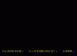 Игра Klondike (ZX Spectrum)