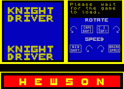 Игра Knight Driver (ZX Spectrum)