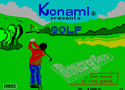 Игра Konami's Golf (ZX Spectrum)