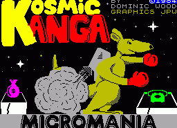 Игра Kosmic Kanga (ZX Spectrum)