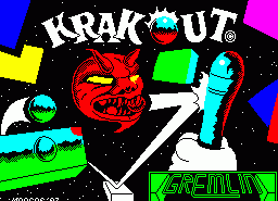Игра Krakout (ZX Spectrum)