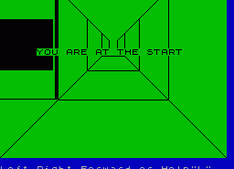 Игра Labyrinth, 3D (ZX Spectrum)