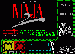 Игра Last Ninja 2 (ZX Spectrum)