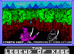 Игра Legend of Kage (ZX Spectrum)