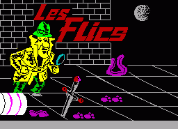 Игра Les Flics (ZX Spectrum)