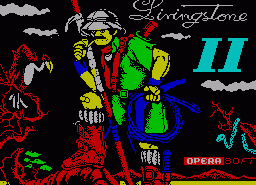 Игра Livingstone Supongo II (ZX Spectrum)
