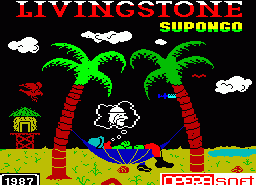 Игра Livingstone Supongo (ZX Spectrum)